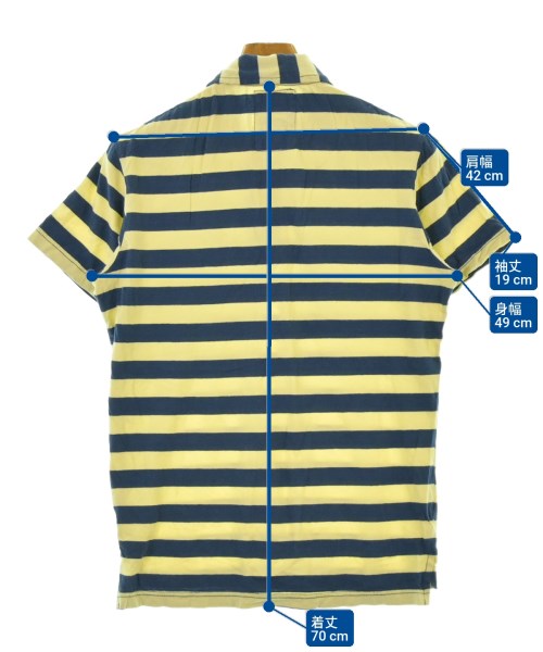 Relwen（レルウェン）ポロシャツ 黄 サイズ:XS メンズ/2200688817060