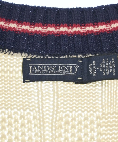 LAND'S END（ランズエンド）ニット・セーター ベージュ サイズ:L メンズ/2200560097153