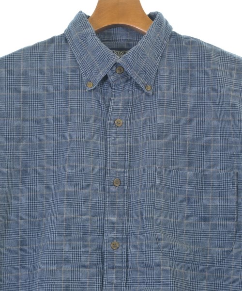 LAND'S END（ランズエンド）カジュアルシャツ 青 サイズ:L メンズ/2200640563066