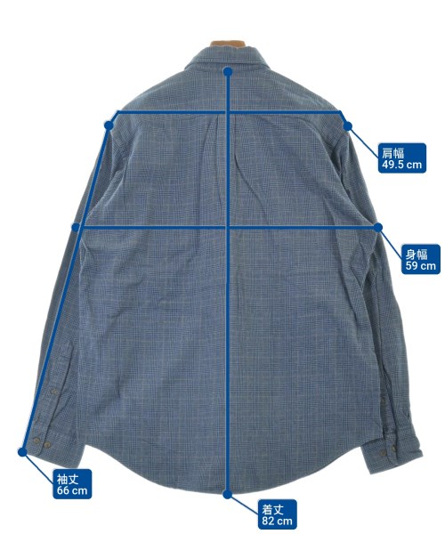 LAND'S END（ランズエンド）カジュアルシャツ 青 サイズ:L メンズ/2200640563066