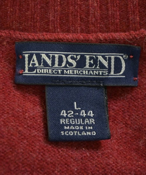 LAND'S END（ランズエンド）ニット・セーター 赤 サイズ:L メンズ/2200627918100