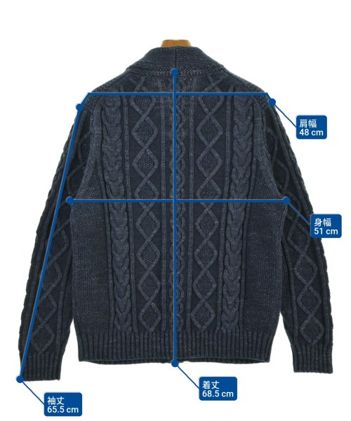 LAND'S END（ランズエンド）カーディガン 紺 サイズ:XL メンズ/2200627918117
