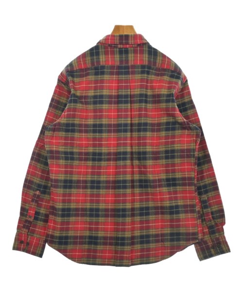 LAND'S END（ランズエンド）カジュアルシャツ 赤 サイズ:XL メンズ/2200627918322