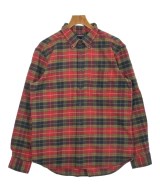 LAND'S END（ランズエンド）カジュアルシャツ 赤 サイズ:XL メンズ/2200627918322