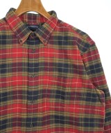 LAND'S END（ランズエンド）カジュアルシャツ 赤 サイズ:XL メンズ/2200627918322