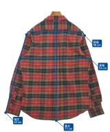 LAND'S END（ランズエンド）カジュアルシャツ 赤 サイズ:XL メンズ/2200627918322