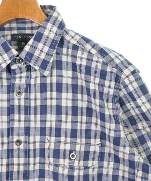 LAND'S END（ランズエンド）カジュアルシャツ 紺 サイズ:XL メンズ/2200627918339