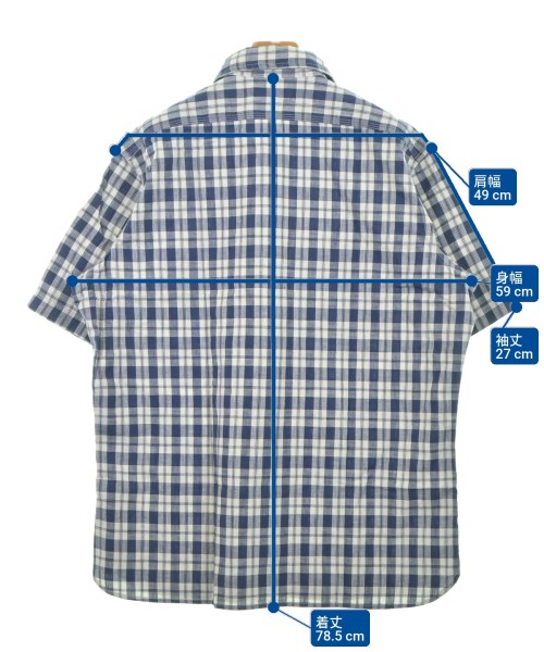 LAND'S END（ランズエンド）カジュアルシャツ 紺 サイズ:XL メンズ/2200627918339