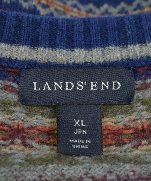 LAND'S END（ランズエンド）ニット・セーター 青 サイズ:XL メンズ/2200627918438