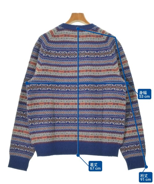 LAND'S END（ランズエンド）ニット・セーター 青 サイズ:XL メンズ/2200627918438