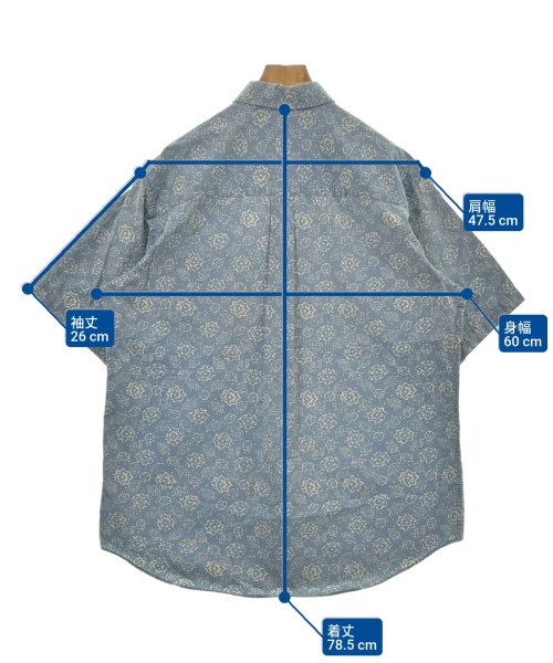 LAND'S END（ランズエンド）カジュアルシャツ 青 サイズ:M メンズ/2200623690369