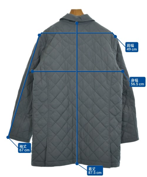 LAND'S END（ランズエンド）ステンカラーコート グレー サイズ:XL メンズ/2200634012013