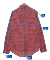 LAND'S END（ランズエンド）カジュアルシャツ 赤 サイズ:15 1/2-35(M位) メンズ/2200616935354