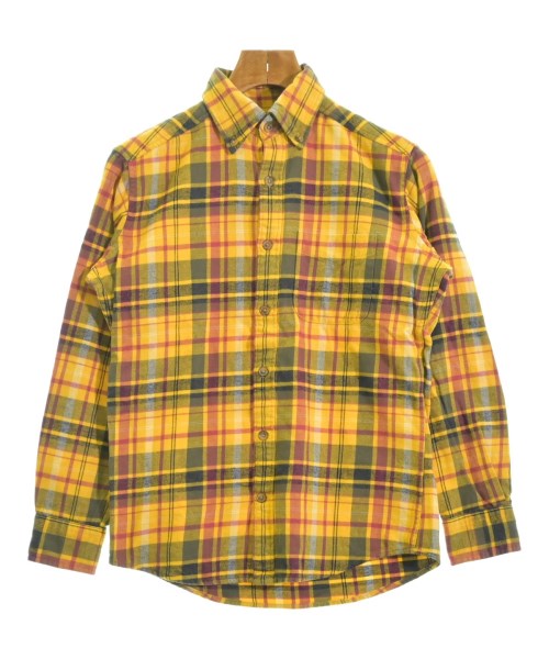 LAND'S END(ランズエンド)カジュアルシャツ 黄 サイズ:XS/2200646492025