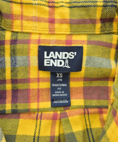 LAND'S END（ランズエンド）カジュアルシャツ 黄 サイズ:XS メンズ/2200646492025