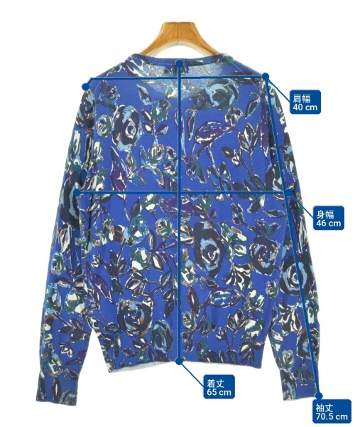 LAND'S END（ランズエンド）カーディガン 青 サイズ:XL レディース/2200712369169