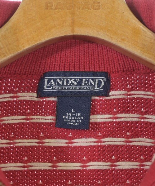 LAND'S END（ランズエンド）ニット・セーター 赤 サイズ:L レディース/2200651232050