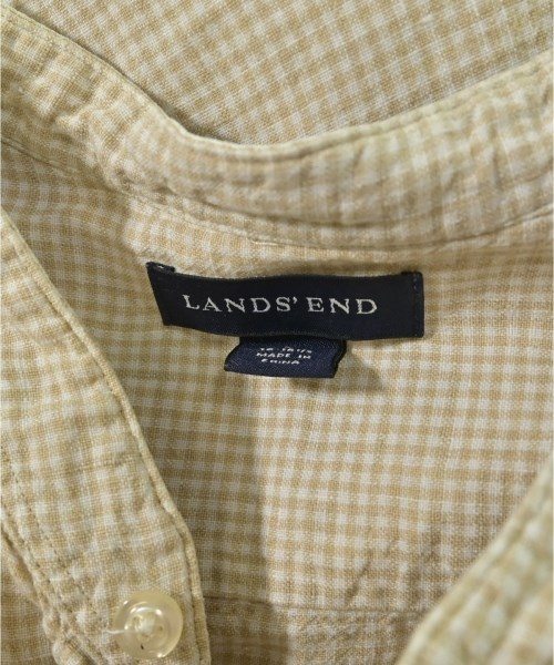 LAND'S END（ランズエンド）カジュアルシャツ ベージュ サイズ:L メンズ/2200653917139