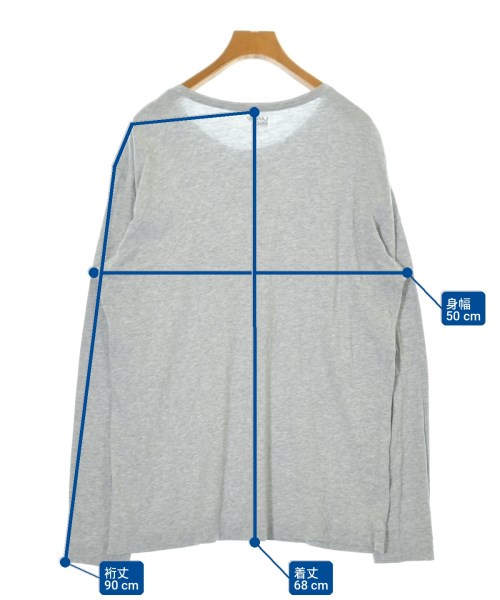 LAND'S END（ランズエンド）Tシャツ・カットソー グレー サイズ:L レディース/2200699505031