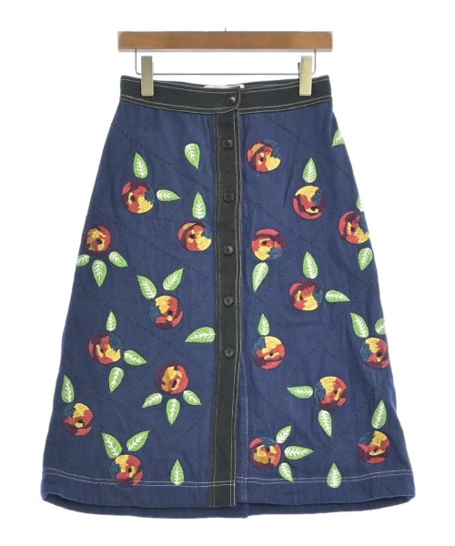 MII(ミー)ロング・マキシ丈スカート 紺 サイズ:S/2200675028110