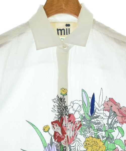 MII（ミー）カジュアルシャツ 白 サイズ:S レディース/2200677947044