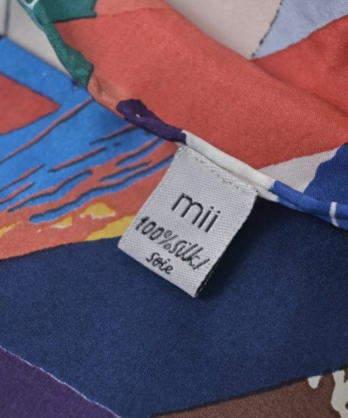 MII（ミー）バンダナ・スカーフ 白 サイズ:- レディース/2200713126037