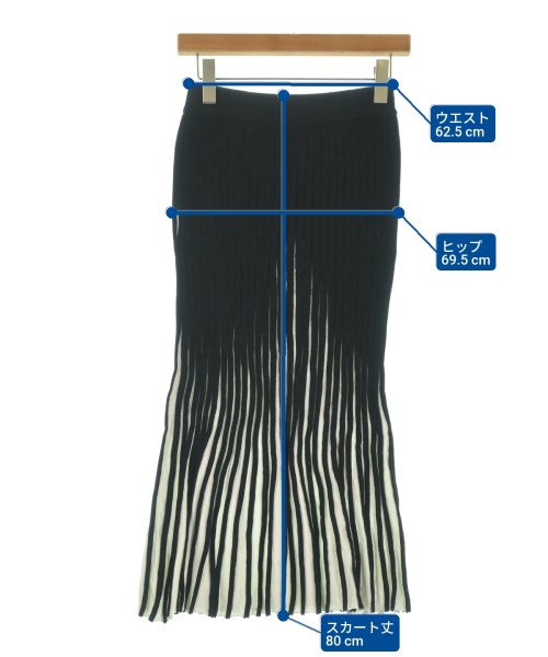 MII（ミー）ロング・マキシ丈スカート 黒 サイズ:9(M位) レディース/2200668279079