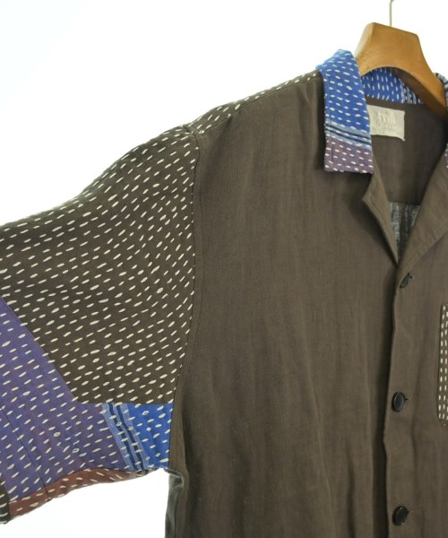 MII（ミー）カジュアルシャツ 茶 サイズ:L メンズ/2200688991142