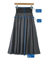 L'armoire de luxe（ラモワールドゥリュクス）ロング・マキシ丈スカート グレー サイズ:38(M位) レディース/2200609207024