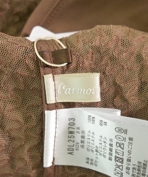 L'armoire de luxe（ラモワールドゥリュクス）ブラウス 茶 サイズ:38(M位) レディース/2200616171042