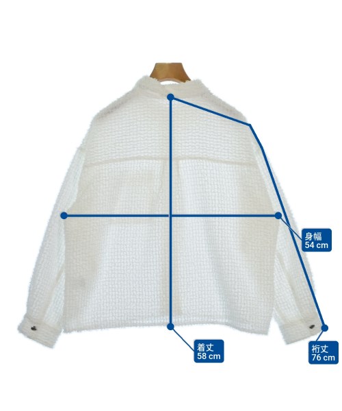 L'armoire de luxe（ラモワールドゥリュクス）カジュアルシャツ 白 サイズ:38(M位) レディース/2200672767029