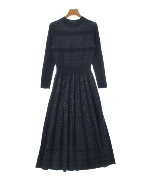 L'armoire de luxe(ラモワールドゥリュクス)ワンピース 紺 サイズ:38(M位)/2200673201089