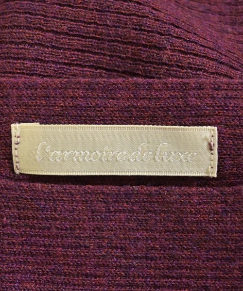 L'armoire de luxe（ラモワールドゥリュクス）ニット・セーター 赤 サイズ:38(M位) レディース/2200690760026