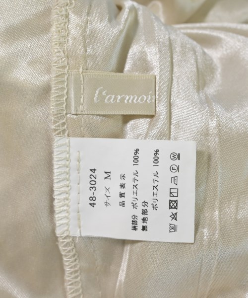 L'armoire de luxe（ラモワールドゥリュクス）ロング・マキシ丈スカート 白 サイズ:M レディース/2200701868048
