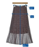 L'armoire de luxe（ラモワールドゥリュクス）ロング・マキシ丈スカート 赤 サイズ:-(S位) レディース/2200664120092