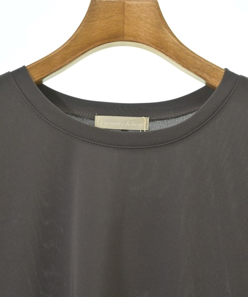 L'armoire de luxe（ラモワールドゥリュクス）Tシャツ・カットソー 茶 サイズ:38(M位) レディース/2200720813012
