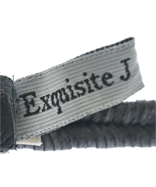 Exquisite J（エクジッテジェイ）ベルト 黒 サイズ:- レディース/2200689266867