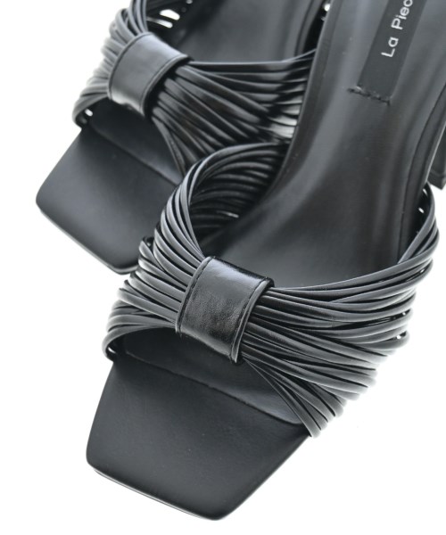 La Piece（ラピエス）サンダル 黒 サイズ:S(22cm位) レディース/2200628371034