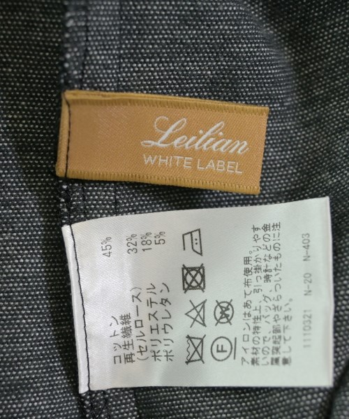 Leilian（レリアン）デニムジャケット 黒 サイズ:11(L位) レディース/2200617552024