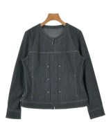 Leilian（レリアン）デニムジャケット 黒 サイズ:11(L位) レディース/2200617552024