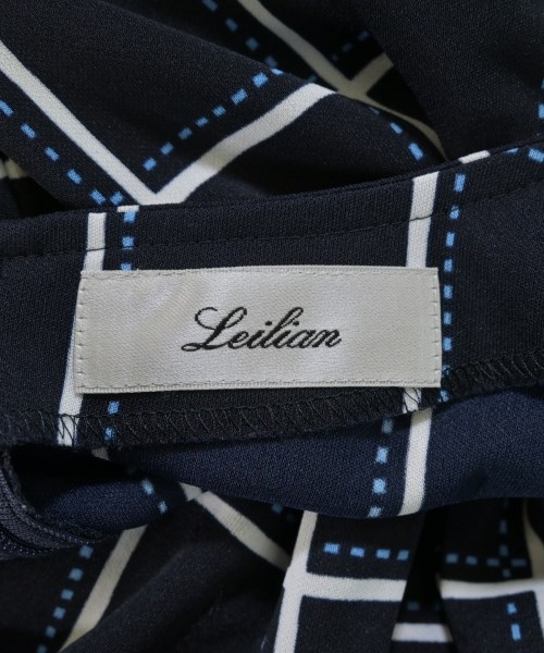 Leilian（レリアン）ワンピース 紺 サイズ:13(XL位) レディース/2200677168043