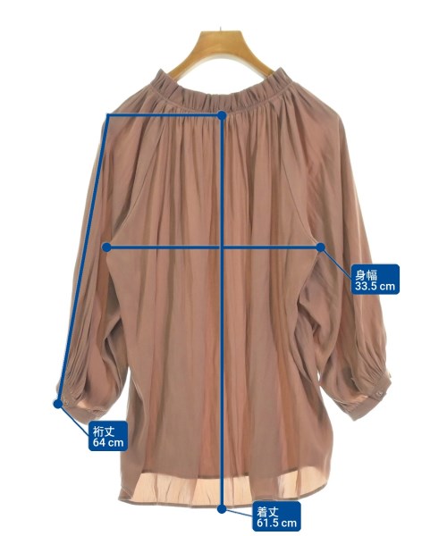 Leilian（レリアン）ブラウス 茶 サイズ:9(M位) レディース/2200657243043
