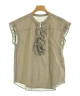 Leilian（レリアン）ブラウス 茶 サイズ:9(M位) レディース/2200657243081