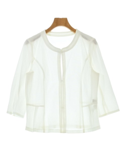 Leilian(レリアン)ノーカラージャケット 白 サイズ:-(M位)/2200657243098