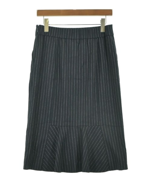 Leilian（レリアン）ひざ丈スカート 紺 サイズ:11(M位) レディース/2200640490102