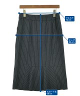 Leilian（レリアン）ひざ丈スカート 紺 サイズ:11(M位) レディース/2200640490102