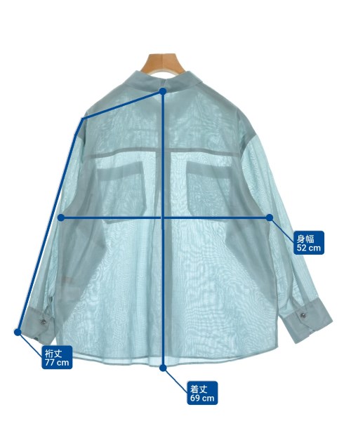 Leilian（レリアン）ブラウス 青 サイズ:9(M位) レディース/2200640490331