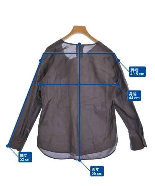 Leilian（レリアン）ブラウス 茶 サイズ:11(L位) レディース/2200640490478