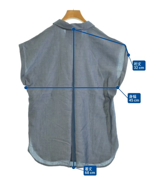 Leilian（レリアン）ブラウス 紺 サイズ:9(M位) レディース/2200640490577