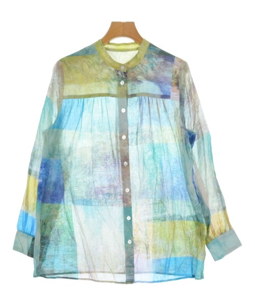 Leilian(レリアン)ブラウス 青 サイズ:11(L位)/2200640490720